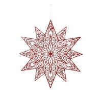 Feeric Lights et Christmas - Sujet étoile Maxi 48cm Plastique Rouge