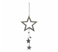 Sujet de Noël Étoile Polaire 24cm - Argent