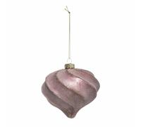 Sujet de Noël Goutte 10cm - Rose