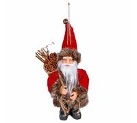 Sujet de Noël Père Noël à suspendre - Rouge