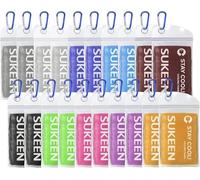 Sukeen Lot de 20 serviettes rafraîchissantes pour le cou et le visage (101,6 x 30,5 cm), serviettes rafraîchissantes pour le cou, serviettes de sport, serviettes rafraîchissantes pour temps chaud,