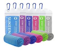 Sukeen Serviette rafraîchissante (101,6 x 30,5 cm) pour Cou et tête, Serviette Douce et Respirante pour Yoga, Golf, Gym, Camping, Course à Pied, entraînement et Autres activités