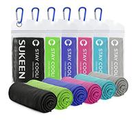 Sukeen Serviette rafraîchissante (101,6 x 30,5 cm) pour Cou et tête, Serviette Douce et Respirante pour Yoga, Golf, Gym, Camping, Course à Pied, entraînement et Autres activités