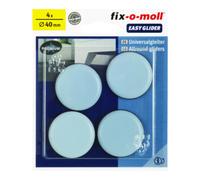 suki fix-o-moll SUKI, patin rond, diamètre 40 mm à coller, plastique gris Quantité:1