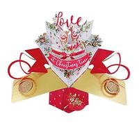 Suki Gifts XPOP058 Pop Up Carte de Voix de Noà«l Multicolore