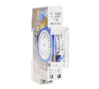SUL180A minuterie interrupteur mécanique Programmable Din Rail 24 heures relais AC 220 V 16A Instruments d'analyse de mesure SUL180