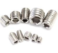 Suleve / MXSH2 M3 M4 M5 M6 M8 304 Acier inoxydable Hex vis de culot assortiment 200pcs