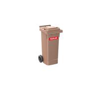 Sulo Récipient pour Poubelle de Bar Marron 80 l