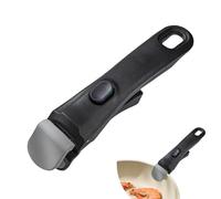 Sulobom Poignée Amovible Universelle Pour Poêles, Poignée Amovible Mastrad,Remplacement Antidérapant Poignée Pour Casseroles Et Poêles,Pince Ergonomique Pour Ustensiles De Supporte 10kg (noir-1pc)