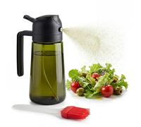 Suma Smart | Pulvérisateur 2-en-1 pour Huile de Cuisine 470ml | Vaporisateur avec Bec Verseur | Pressoir d'Olive | Blocage Lumière du Soleil