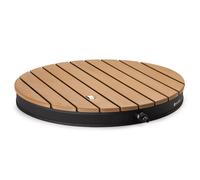 Sumatra Breeze Round douche de jardin WPC Aluminium 70 x 55 cm ronde