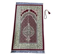 SUMELA Tapis de prière musulman avec perles de prière islamiques, tapis de prière de voyage, cadeaux islamiques pour femmes, tapis de prière portable pour l'Islam, tapis de prière islamique pour