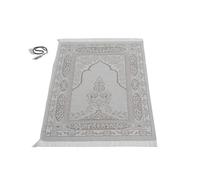 SUMELA Tapis de prière musulman avec Tasbih - Ensemble cadeau islamique - Tapis de prière islamique mat Islam - Tapis de prière de voyage - Tapis de prière islamique - Tapis de prière portable