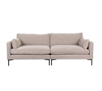 SUMMER - Canapé 3 places en tissu beige L 230 Beige
