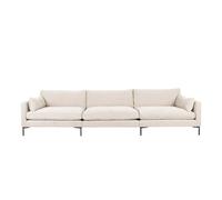 SUMMER - Canapé confortable 5 places en tissu blanc L335 Blanc