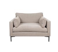 SUMMER - Fauteuil confortable en tissu beige Beige