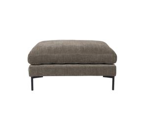 SUMMER - Pouf en tissu café Marron