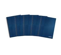 Summit, Lot de 5 cahiers A4 à spirales, lignés, 100 pages
