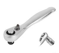 Sumsoctober liquet réglable 6,35 mm à double tête et porte-embout avec 72 dents pour acier CR-V pour libération rapide (B)