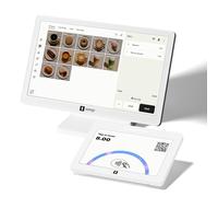 SumUp Caisse enregistreuse, Système de caisse tout-en-un avec écran tactile 13" et écran client 8", TPE pour paiement par carte bancaire, Wi-Fi, Sans frais mensuels
