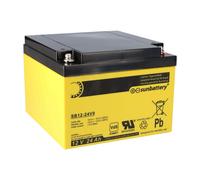 SUN Battery SB12-24V0 Batterie AGM 12V 24Ah au plomb avec VDS