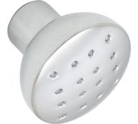 Sun Chain Pharis Bouton de meuble en zinc moulé sous pression Chromé mat Diamètre 28 mm Profondeur 24 mm