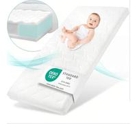 sun garden Matelas Bébé | Matelas Enfant 70x140 cm avec Bord Stable | Certifié Oeko-TEX 100 | Matelas bébé pour lit bébé | Lit Enfant ou lit Parapluie | Housse Lavable jusqu'à 60°C