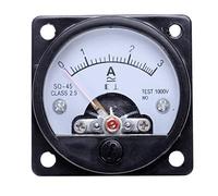 SUN-K AC Compteur De Panneau Analogique Rond 0-3A Mesure De Courant AmpÈRemÈTre Jauge Noir