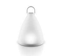 Eva Solo SunLight Bell, Lampe solaire, Lampe solaire, Lampe de table, Lampe de balcon, Verre givré/aluminium/plastique, Petite, 571327