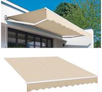 Sun pour auvent de terrasse rétractable en polyester - Protection UV multiple pour utilisation en extérieur et jardin