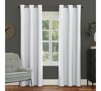 Sun Zero Easton Rideaux occultants écoénergétiques à œillets, Polyester, Blanc Tourterelle, Panneau de 101,6 x 274,3 cm