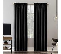 Sun Zero Oslo Theater-Grade Extreme Total Rideau occultant Noir 132,1 x 160 cm