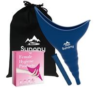 Sunany Urinoir féminin réutilisable en Silicone pour Femme permettant aux Femmes de Faire Pipi Debout, l'urinoir Portable pour Femme est Le Compagnon Parfait pour Le Camping, l'extérieur, Les Voyages