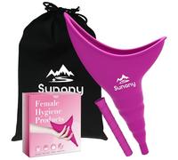Sunany Urinoir féminin réutilisable en Silicone pour Femme permettant aux Femmes de Faire Pipi Debout, l'urinoir Portable pour Femme est Le Compagnon Parfait pour Le Camping, l'extérieur, Les Voyages