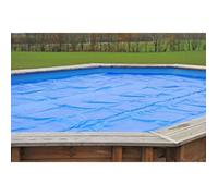Gre Accessories Oval Pool Isothermal Cover Safran Bleu 585 x 360 cm
