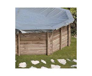 SunBay CUBIERTAS DE Invierno Piscinas Madera Redondas 784801 Ø 581cm, Large