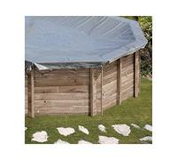 SunBay CUBIERTAS DE Invierno Piscinas Madera Redondas 784801 Ø 581cm, Large