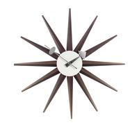 Sunburst Horloge Horloge Noyer