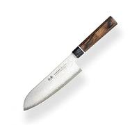 mayddle Couteau santoku Dellinger Suncraft VG-10 Damas noir 167 mm