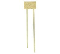 SUNDI Röhrengong Türgong Türklingel Gong Klingel Haustürklingel Messingröhren Bim Bam Holz Classic GRT-941