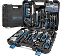Sundpey 148tlg boîte à outils set tournevis à cliquet pinces testeur de tension