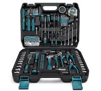 Sundpey Kit d'outils de maison 281 pièces - Ensemble complet d'outils de réparation à main pour homme et femme