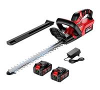 SundpeyPRO 52cm Taille Haie sur Batterie Brushless avec 2 Batteries 4000mAh | 21V Taille-Haie Électrique sans Fil, Lame SK5 à Double Action, Diamètre De Coupe 15.5Mm, 22000Tr/min, pour Arbustes de Jardin