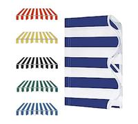 Sune Tissu de rechange rétractable en polyester pour extérieur E (bleu, 400 x 300 cm)