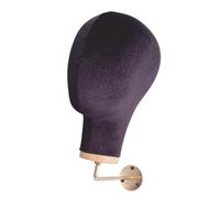 Sunerzenor Support En Velours pour Tête de Mannequin Femme, Multifonctionnel, Hauteur 28 Cm, Support de Rangement pour Chapeaux pour Exposer Casques et Bij, Noir