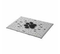 Sunerzenor Tapis de Bain Antidérapant Tapis de Tapis de Sol Coussin de Massage Grattoir pour Pieds Surface Texturée Ventouses Lavable Étanche Convient à Salle de Bain Toilettes Familiale