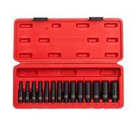 SUNEX 1831-42 pièces 1/10,2 cm Drive profonde métrique Set de douille à impact magnétique
