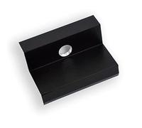 Sunex Borne d'extrémité solaire en aluminium PV - Fixation de panneaux solaires photovoltaïque - Pince de bord - Rail de montage - Accessoires pour hauteur de module 40 mm - Support de panneau solaire