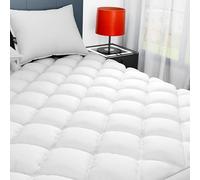 Sunflower Protège-Matelas en Coton hypoallergénique pour très Grand lit californien, Poche Extra Profonde de 45,7 à 55,9 cm, Protecteur matelassé, Respirant et Silencieux