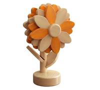 Sunflower Wood Trivet, Foldable Heat Protector, Decorative Table Mat